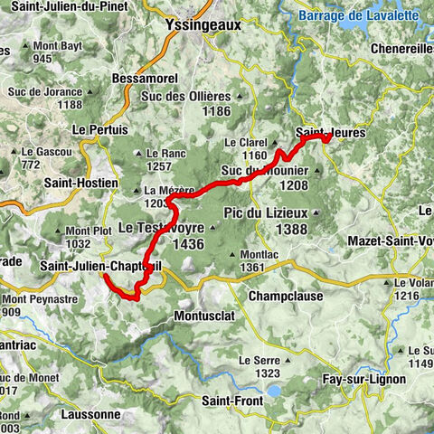 Saint-Julien-Chapteuil - Chanalez - Les Couderts - Saint-Jeures