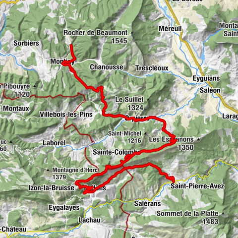 La Traverse - Église Saint-Julien - Église Sainte-Catherine - Barret-sur-Méouge