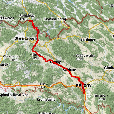 Borkút - Kostol sv. Jakuba - Chrám sv. proroka Eliáša - Mníšek nad Popradom