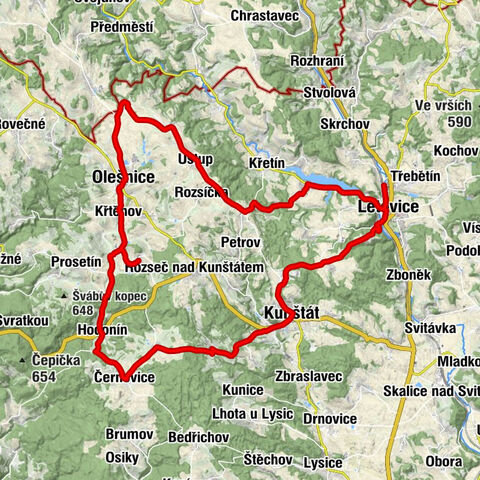 Letovice - Kaple sv. Moniky a sv. Augustina - Kaple Nejsvětější Trojice