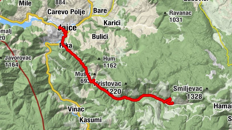 Bare - Jajce - Rika - Općina Jajce