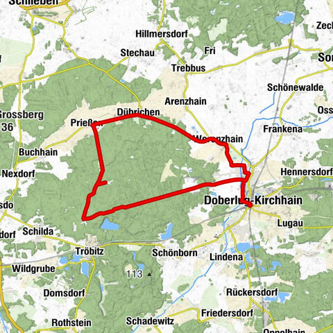 Doberlug-Kirchhain - Prießen - Dübrichen - Dorfkirche Werenzhain