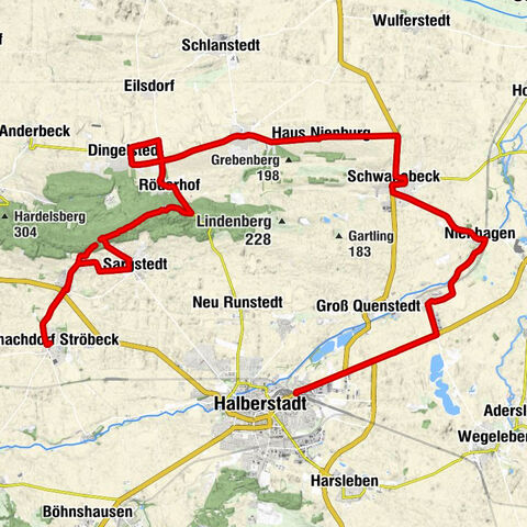Schachdorf Ströbeck - Vorberg - Steinberg - Wehrstedt
