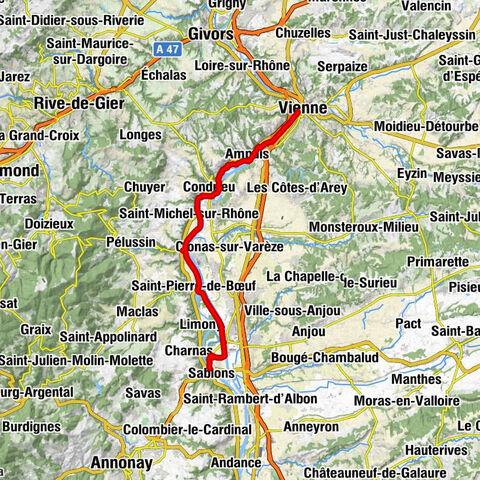 Vienne - Sainte-Colombe - Saint-Jean - Sablons