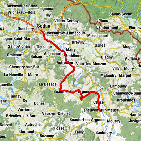 Laneuville-sur-Meuse - Église Saint-Georges - Église Saint-Jean-Baptiste - Wadelincourt