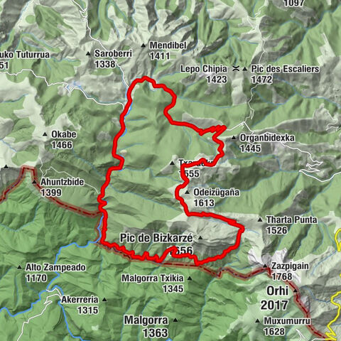 Larrau - Cayolar D'Organbidea - Cabane d'Orgambide - Jauregizarreko lepoa