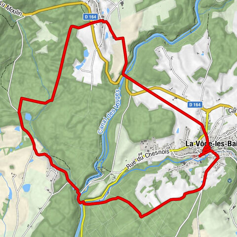 La Vôge-les-Bains - Mii 911 - Église Saint-Colomban - Le Pont du Coney