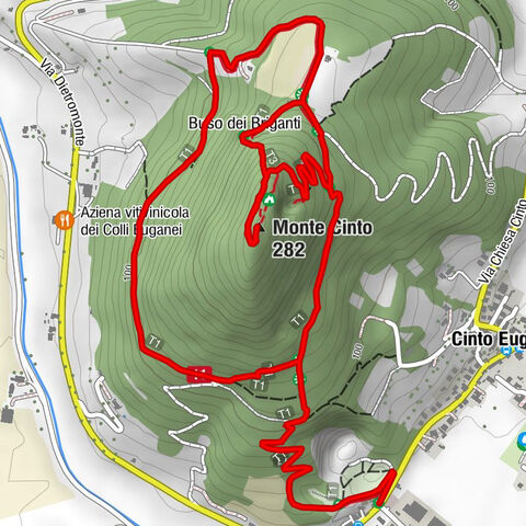 Cinto Euganeo - Monte Cinto - Buso dei Briganti