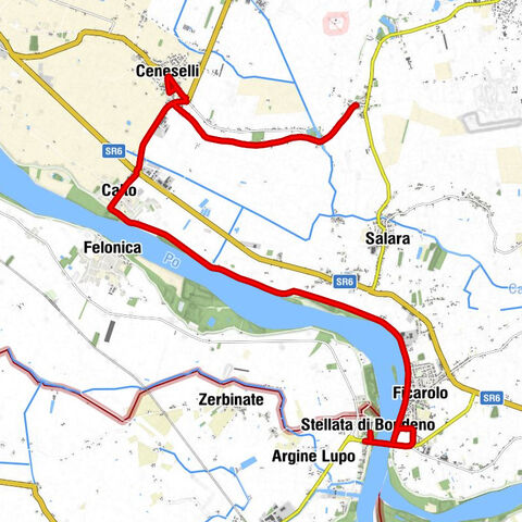 Sariano - La Chiesolina - Ca' Bonafini - Chiesa della Natività di Maria Vergine