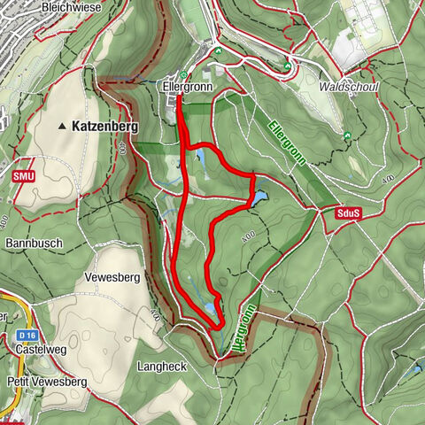 Esch-sur-Alzette - Centre d'accueil Ellergronn - An der Schmedd - Park