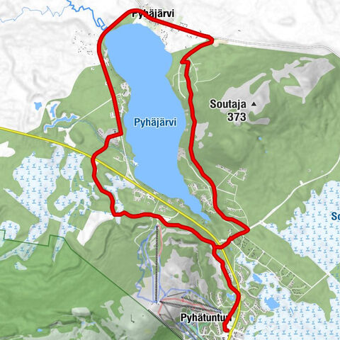Pyhätunturi - Riemurotko - Käpälämäki - Tuohisoutaja