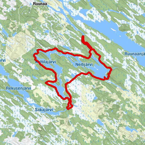 Lieksa - Huuhkajavaara - Ruunaa