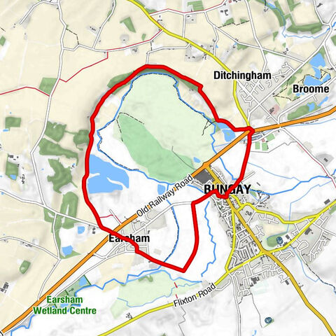 Bungay - Castle Inn - All Saints Church - Fiano Restaurant