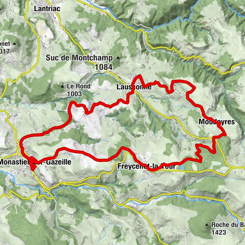 Le Monastier-sur-Gazeille - Église Saint-Pierre-aux-Liens - Église de la Nativité de la Sainte-Vierge - Église Saint-Nicolas