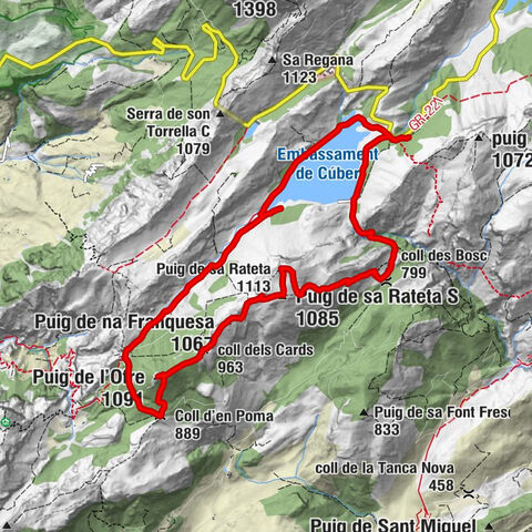 Escorca - Puig de sa Rateta - Puig de na Franquesa - Puig de l'Ofre