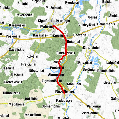 Pakruojis - Rozalimo kapinių koplyčia - Rozalimo Švč. Mergelės Marijos Vardo bažnyčia - Rozalimo bažnyčios šventoriaus koplyčia