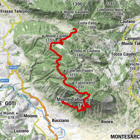 Tocco Caudio - Casermetta - Grotta di San Simeone - Bucciano