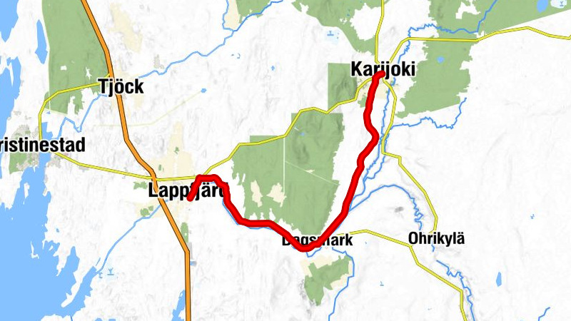 Lappfjärd - Dagsmark - Karijoki