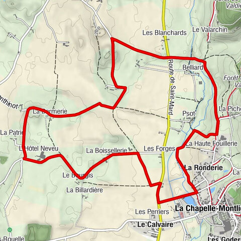 Le Pont - La Ronderie - Les Forges - La Chapelle-Montligeon