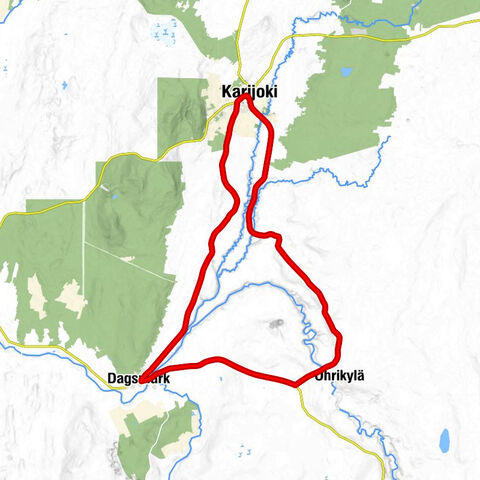 Karijoki - Ohrikylä - Dagsmark