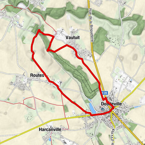 Doudeville - Vautuit - Routes