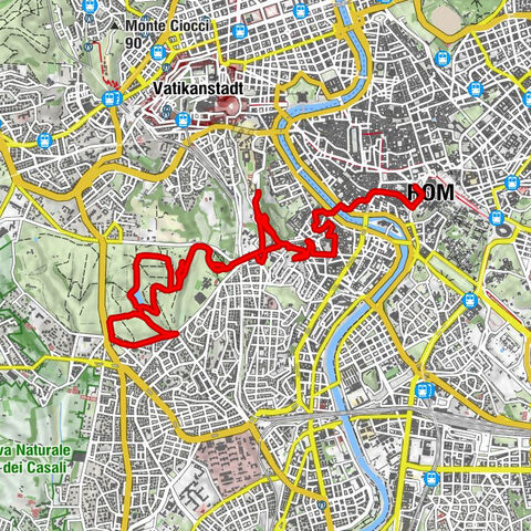 Roma - Santa Maria in Portico in Campitelli - Sant’Angelo in Pescheria - Gianicolo