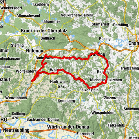 MTB MNK - Völling - Zell - Hauzendorf - Walderbach - Roding