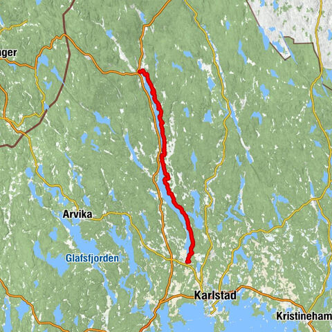 Kil - Råbacken - Lysviks kyrka - Torsby