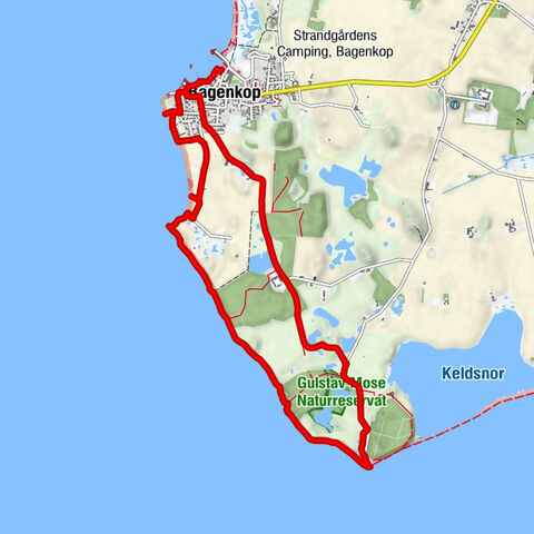 Bagenkop - Bagenkopsbjerg - Harsbjerg - Ørnehøj