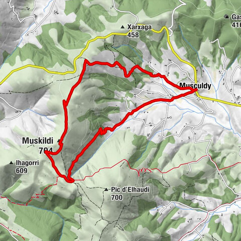 Musculdy - Muskildi - Chapelle Saint-Antoine - Église Saint-Cyprien