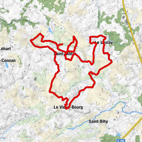 Le Vieux-Bourg - Le Vieux Leslay - Keriotel - Trundault
