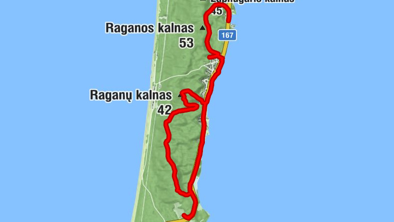 Gintaro įlanka - Raganos kalnas - Raganų kalnas - Juodkrantės evangelikų liuteronų bažnyčia