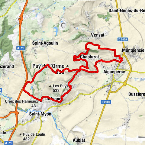 Chaptuzat - Chaptuzat-Haut - Croix des Rameaux