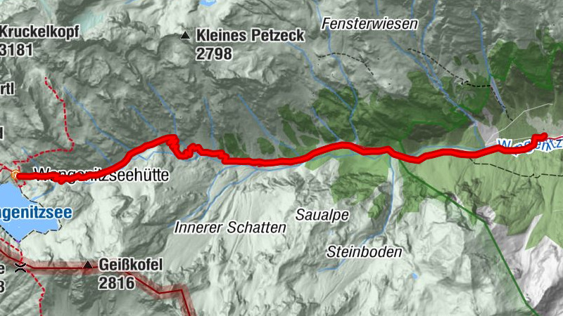 Wangenitzseehütte - Schobergruppe