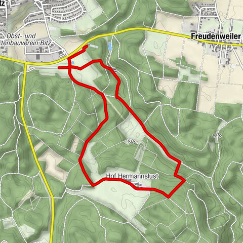 Rundweg Bitzer Hilb in Bitz