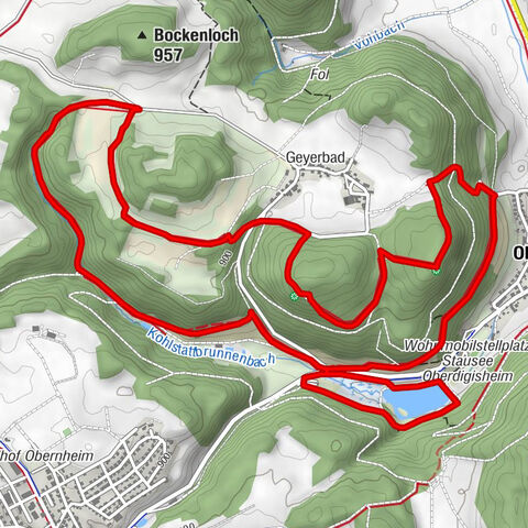 HochAlbPfad Felsquellweg Oberdigisheim in Meßstetten