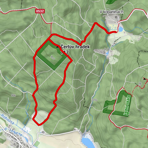 Rohozná u Jihlavy - Čertův hrádek