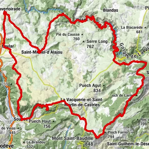 TOUR DU LARZAC MÉRIDIONAL INTÉGRAL - GR® DE PAYS TOUR DU LARZAC MÉRIDIONAL