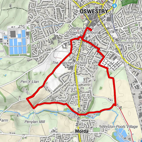 Oswestry - Yr Eglwys Fethodistaidd Horeb - Morda - Our Lady and Saint Oswalds Church