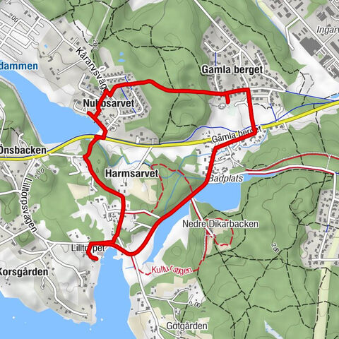Lilltorpet - Harmsarvet - Nubbsarvet - Falun