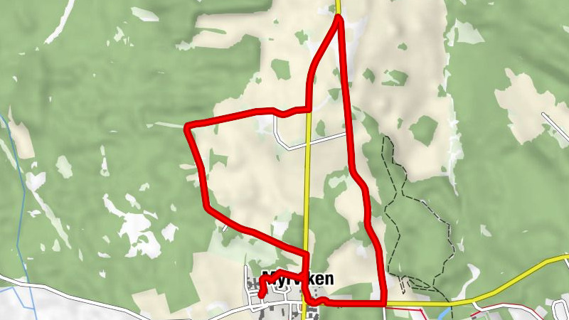 Bergs kommun - Myrviken - Borgen - Backen