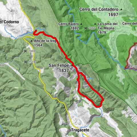 Tragacete - San Felipe - Umbría de San Felipe