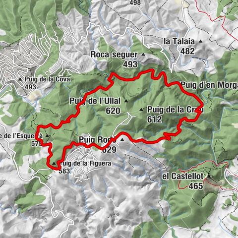 Puig de la Figuera - la Vinya de la Riera - Marmellar - el Montmell