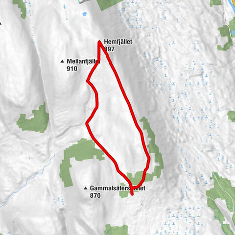 Malung-Sälens kommun - Hemfjället - Hemfjällsstugan - Mellanfjällsstugan