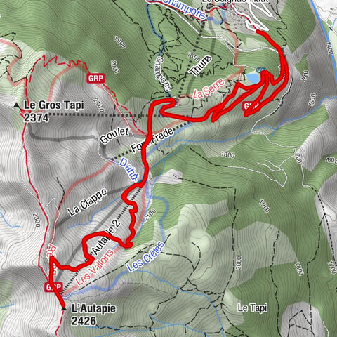 Allos - Gros Tapy - Autapie 1 - L'Autapie