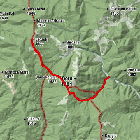 Nistorești - Șaua Gorului - Lăcăuți