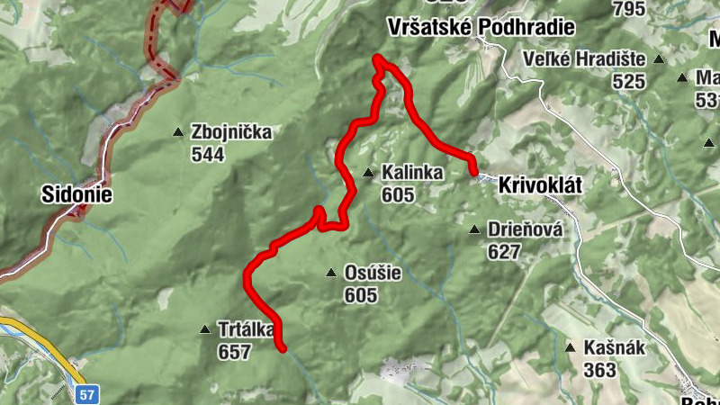 Krivoklát - Dračia studňa - Sviniarka - Rozhľadňa Krivoklát