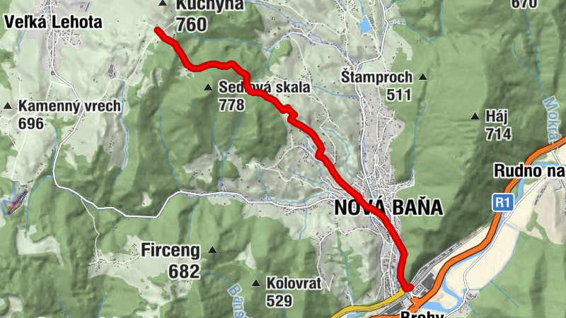 Promenády - svätej Alžbety - Reštaurácia v Uličke - Chrám Svätej Trojice
