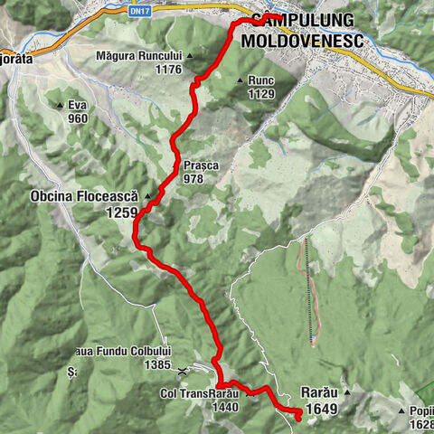 Câmpulung Moldovenesc - Prașca - Col TransRarău
