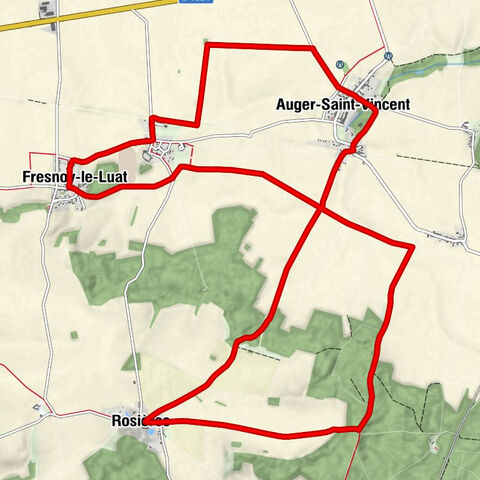 Église Saint-Caprais-et-Saint-Vincent - Le Luat - Église Saint-Martin - Auger-Saint-Vincent